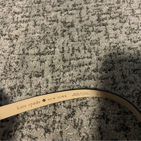 Kate Spade New York Black Genuine Leather Adjustable Belt Size Large main image 5